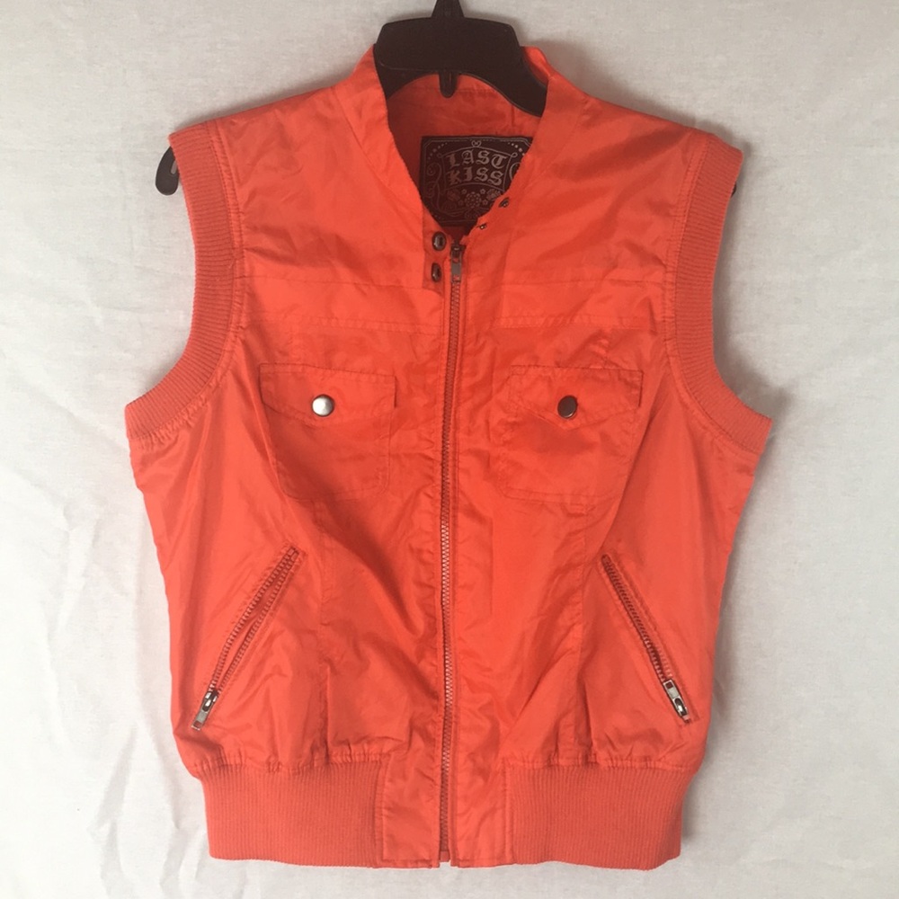 Bright orange Last Kiss 💋 vest size XL